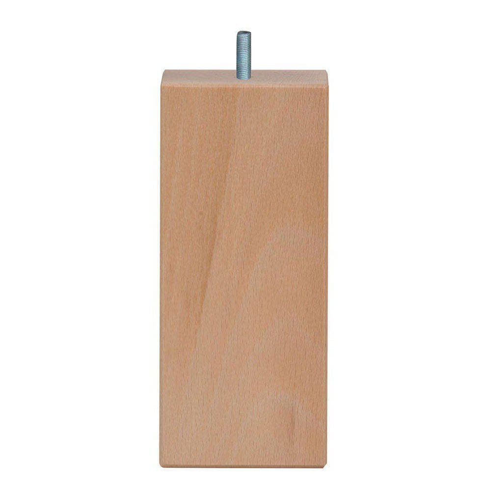 Massieve Houten Meubelpoot 7×7 cm – Stijlvolle M8‑draadeind van Furniture Legs Europe