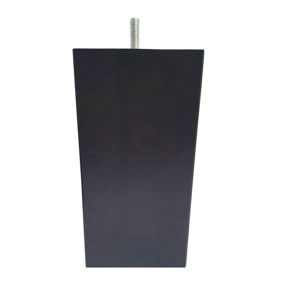 Massieve Houten Meubelpoot 9 × 9 cm, 16 cm hoog – Bruin – M8 – Furniture Legs Europe