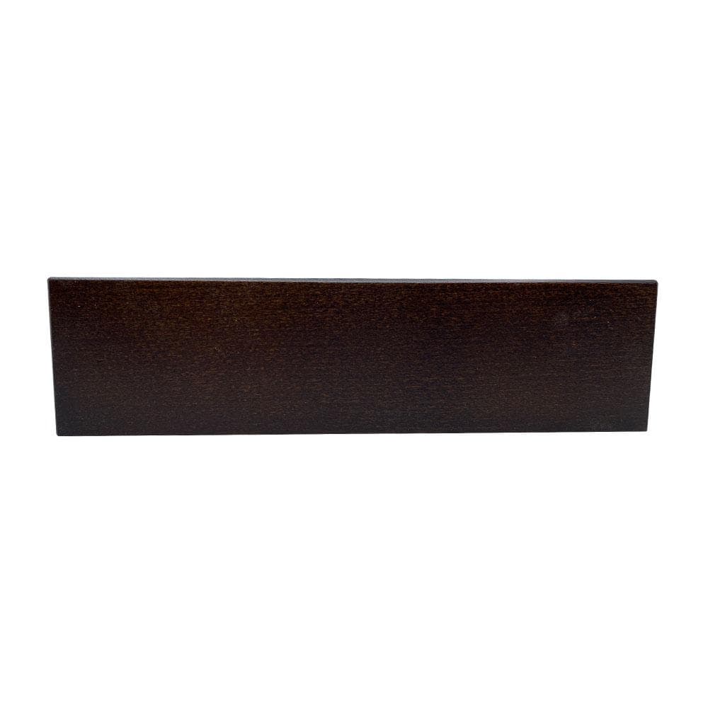 Massieve Houten Meubelpoot – Bruin, Rechthoekig (23 × 4,5 cm, 6 cm hoog)