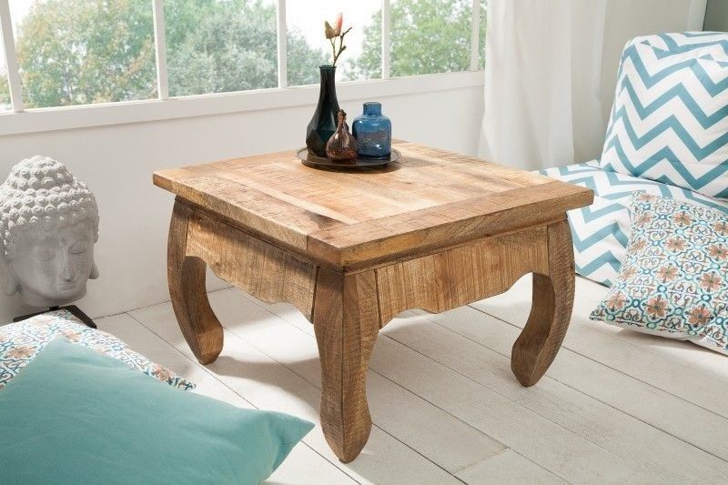 Massieve Salontafel OPIUM ANTIQUE – Natuurlijke Elegantie van Mango Hout