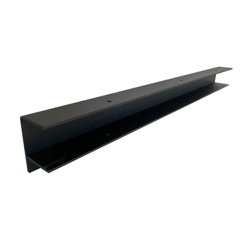 Massieve Stalen U‑vorm Muurbeugel – Zwart, 40 cm (Furniture Legs Europe)