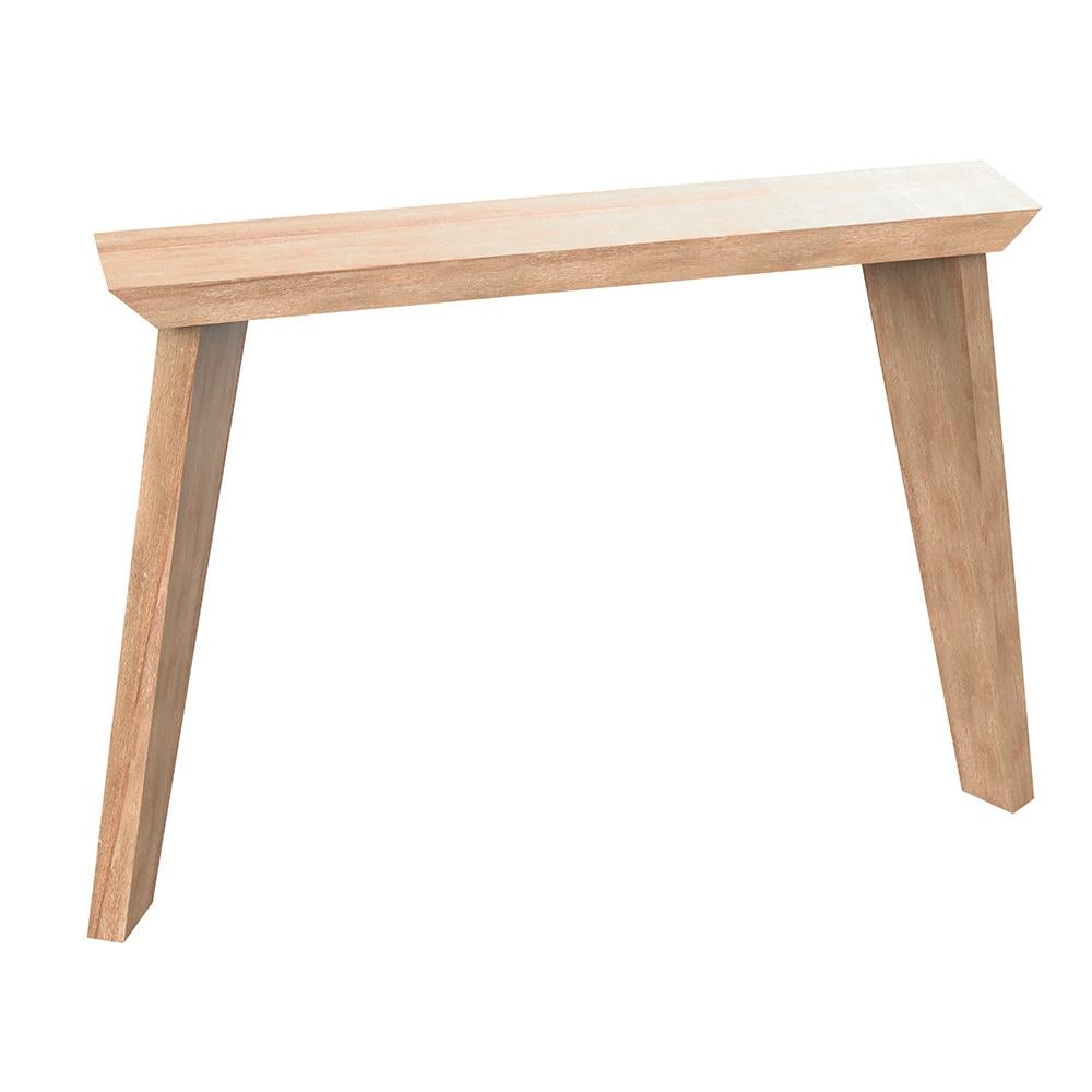 Massieve Trapezium Eikenmeubelpoten – Set van 2, 80×15 cm, 73 cm Hoog