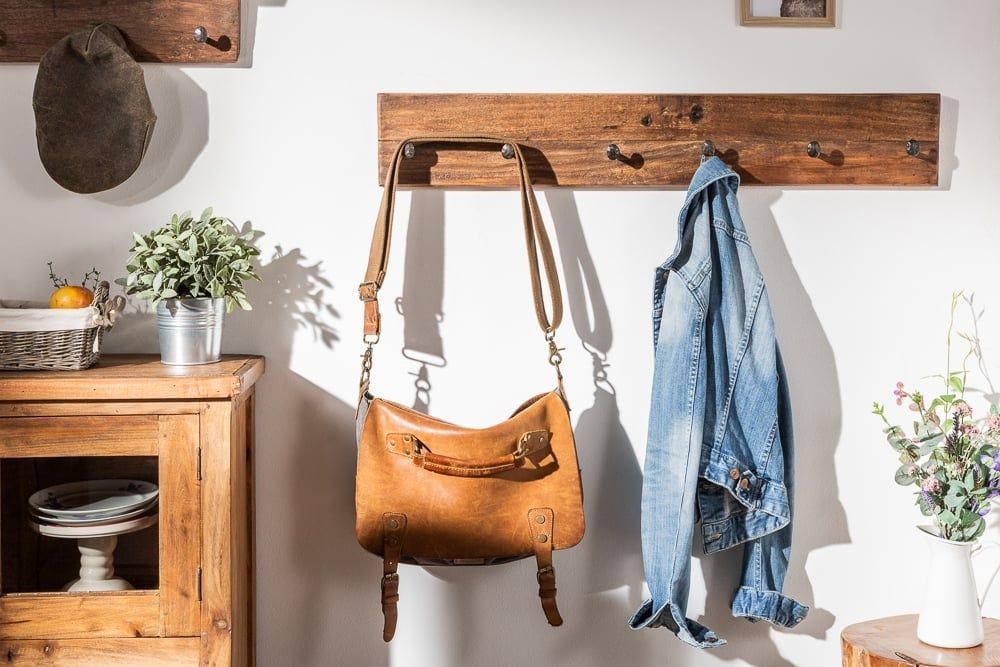 Massieve wandkapstok HEMINGWAY XL – Stijlvolle opberglift voor 90 cm