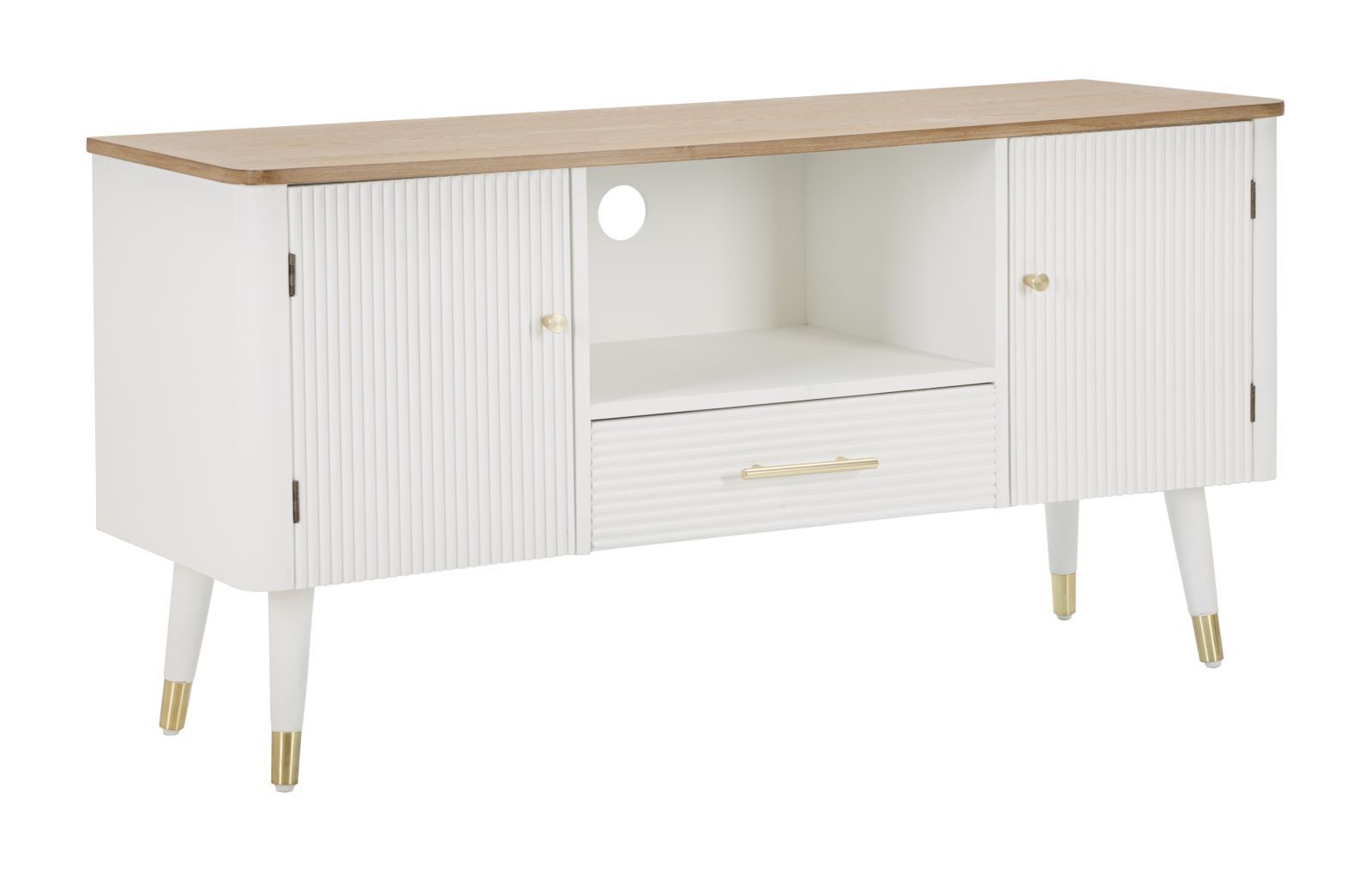 Matera TV‑houder 117 cm – Strakke, duurzame mediameubel van Mauro Ferretti