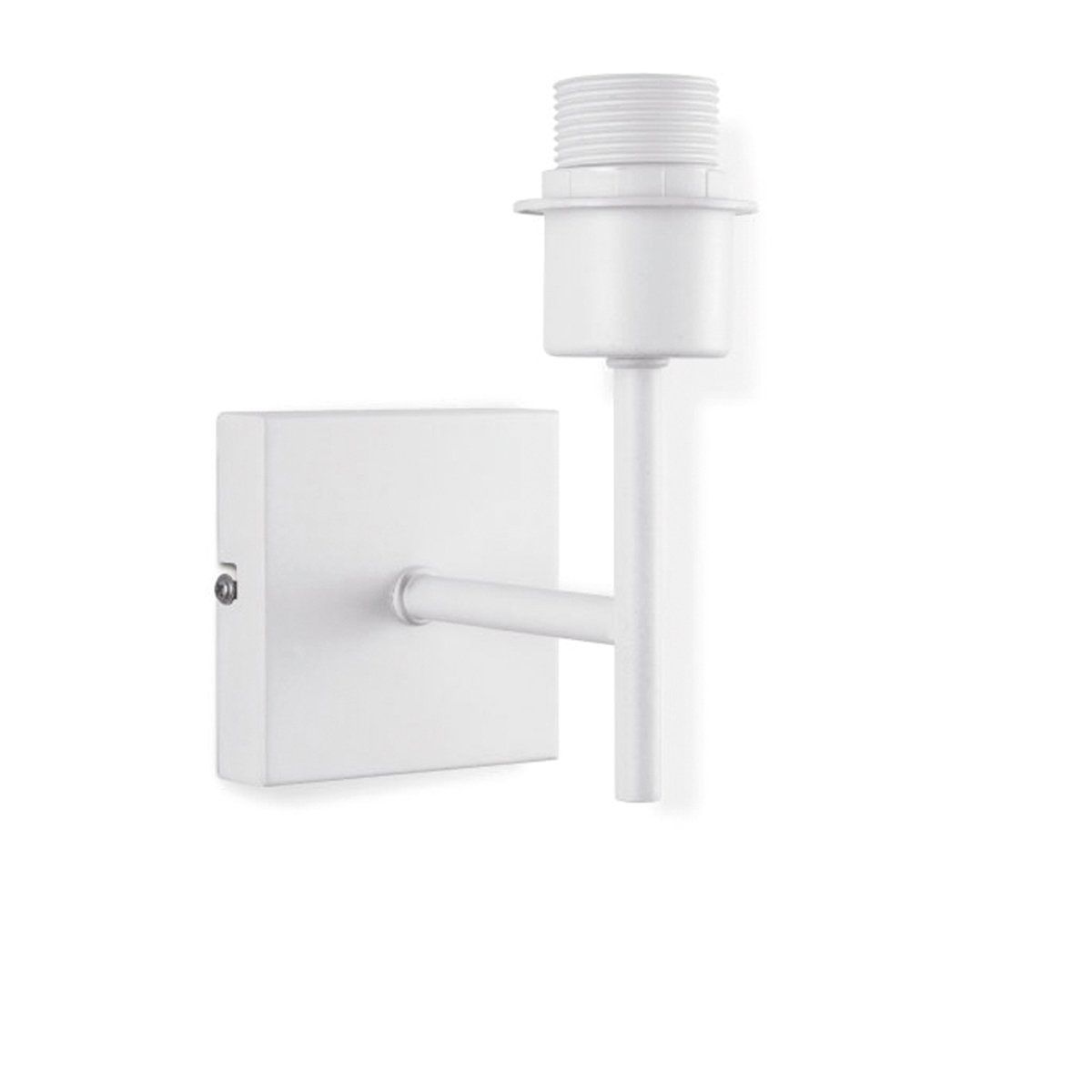 Mati wandlamp wit – Minimalistische poedercoated stalen wandarmatuur voor hal en slaapkamer