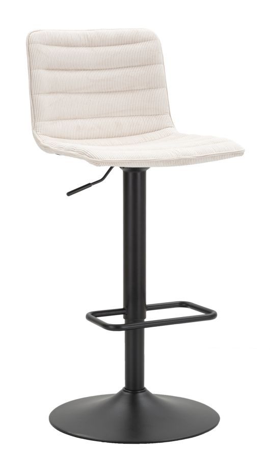 Mauro Ferretti Barkruk met Lift in Hoog Wit – Comfortabele Set van 2