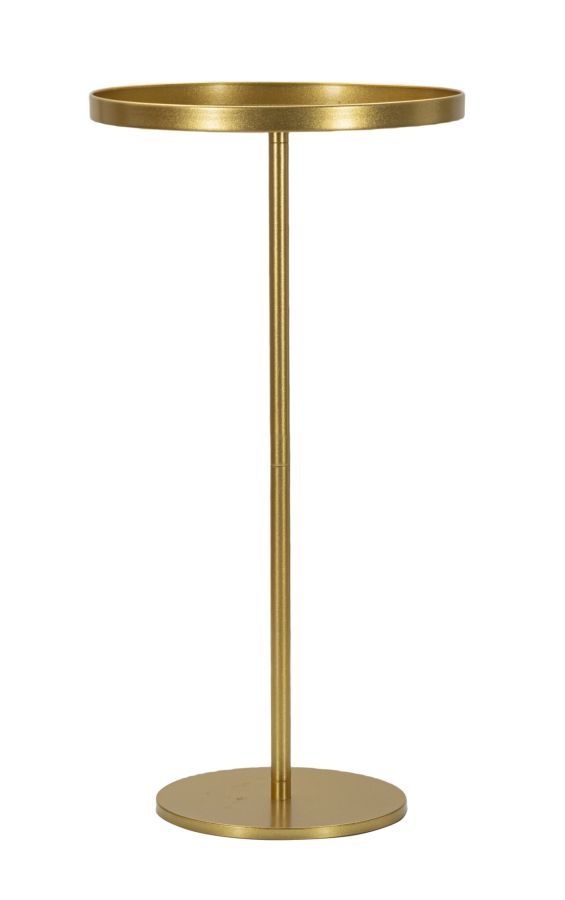 Mauro Ferretti bijzettafel Doha – ronde tafel Ø 51 cm, 100 cm hoogte