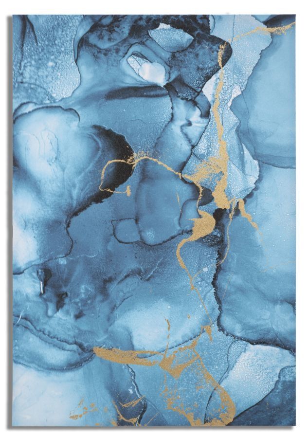 Mauro Ferretti Blau Rey: stijlvolle wanddecoratie 80 × 120 cm