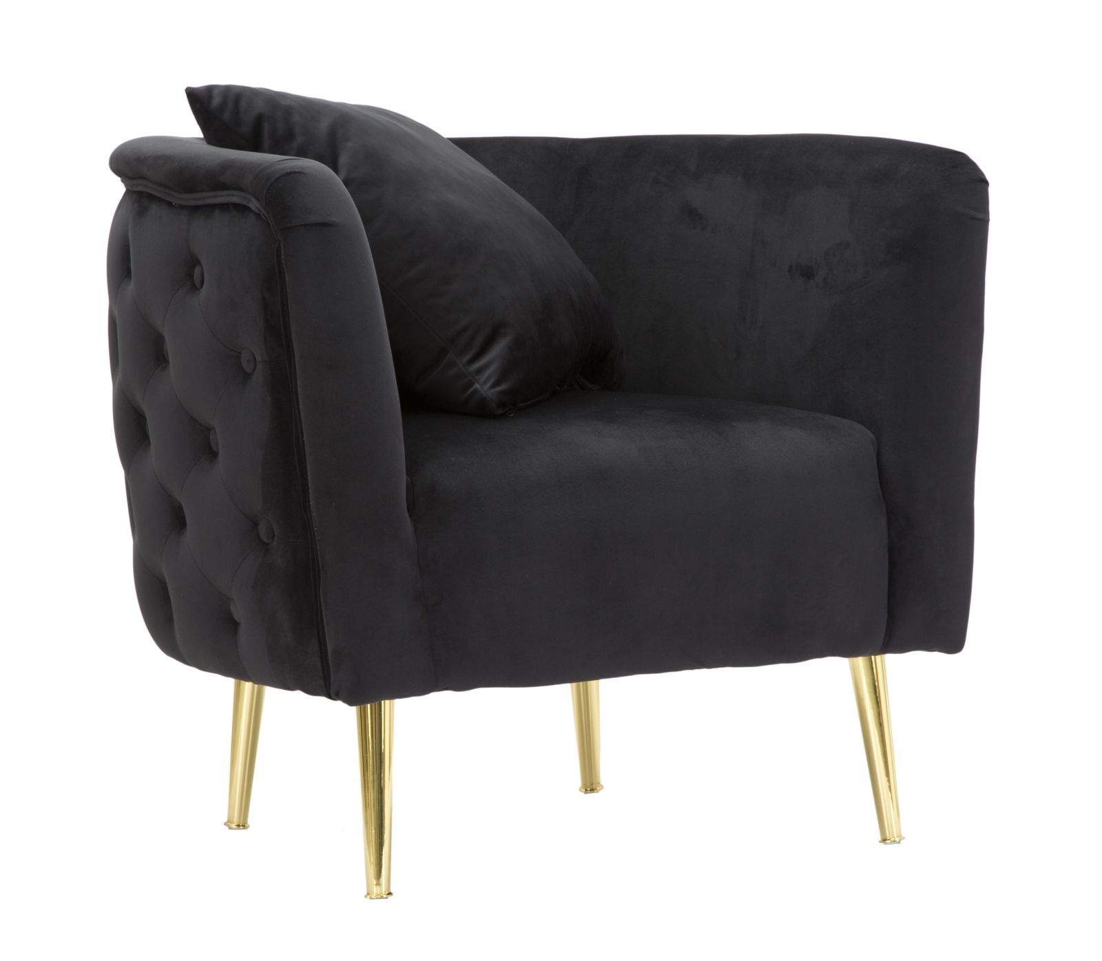 Mauro Ferretti BucaRest zwarte fauteuil – modern comfort voor elke leefruimte