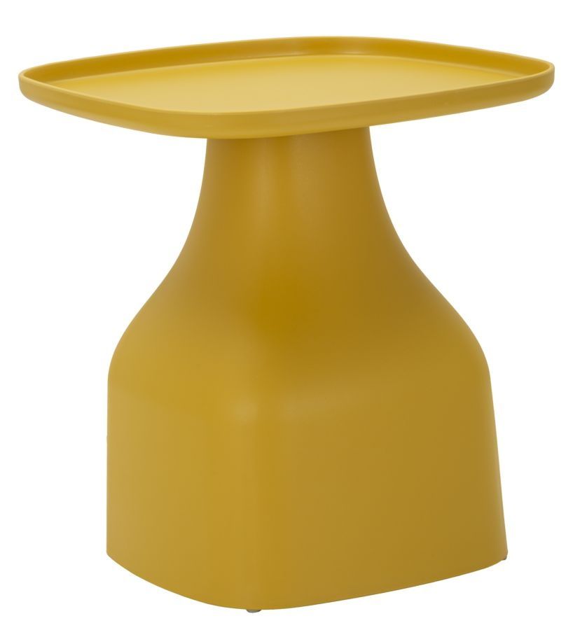 Mauro Ferretti Gele Salontafel 48 × 48 × 50 cm – Modern Design voor elke Woonkamer