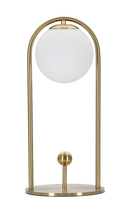 Mauro Ferretti Glamy Arc tafellamp – Elegant rond design Ø 21 × 47 cm