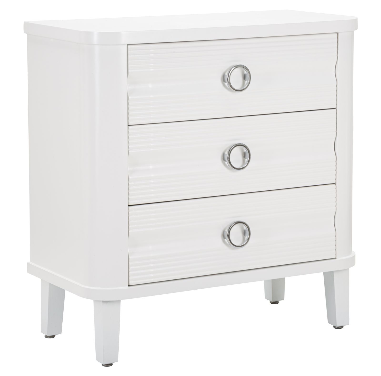 Mauro Ferretti Glanzend Dressoir 81 × 40 × 84 cm – Elegante Opbergoplossing voor jouw woonkamer