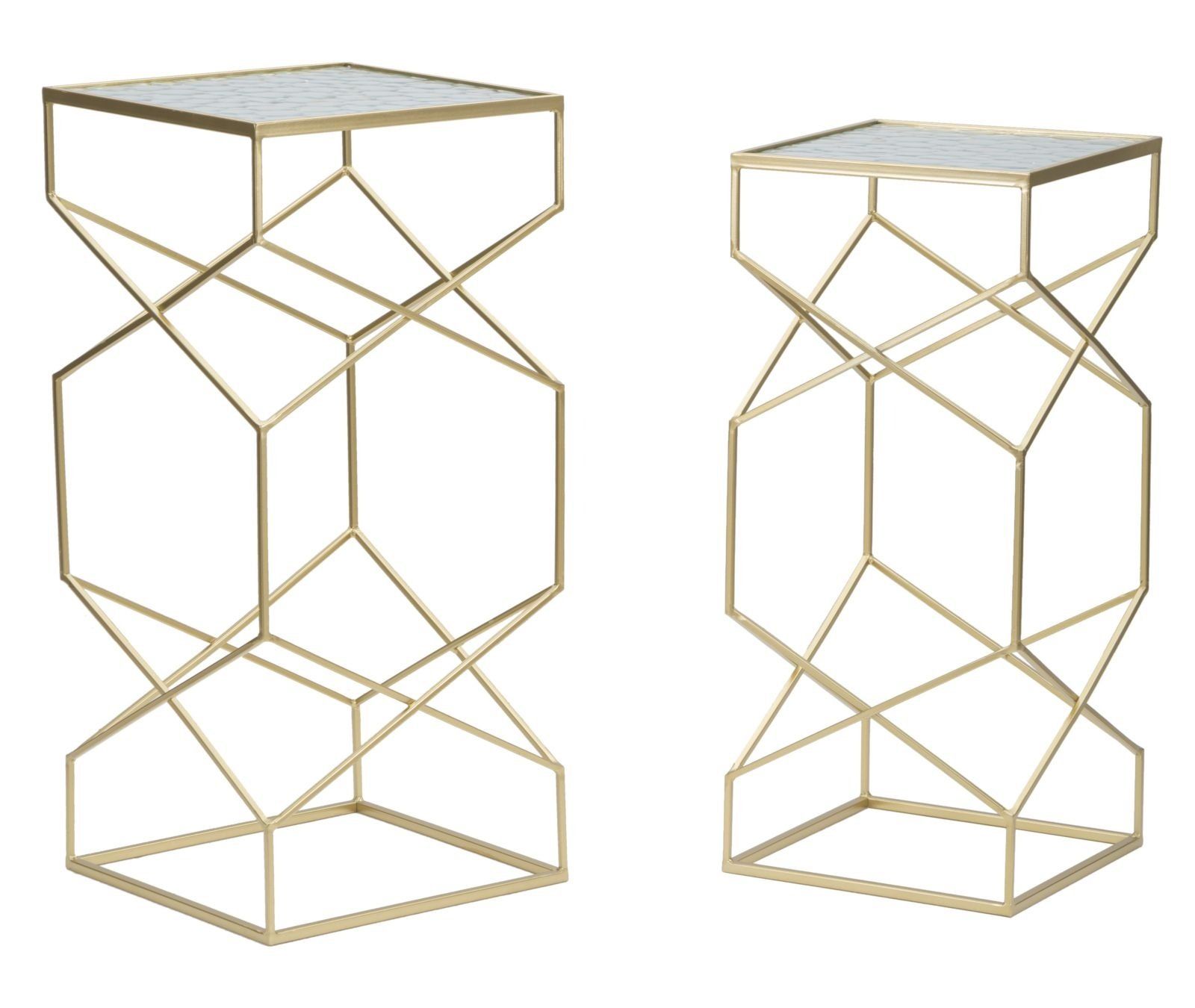 Mauro Ferretti Glassy Bijzettafelset – Strakke Stijl voor Compacte Ruimtes