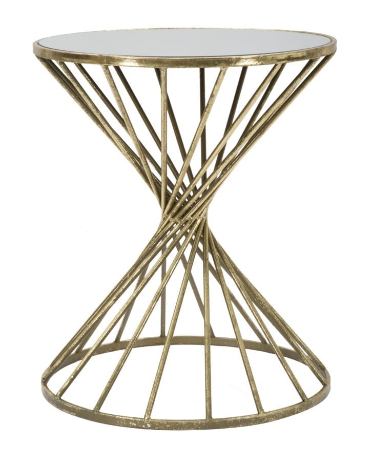 Mauro Ferretti Hypnos Kleine Bijzettafel Ø 42 cm – Compact Design voor Elke Woonruimte