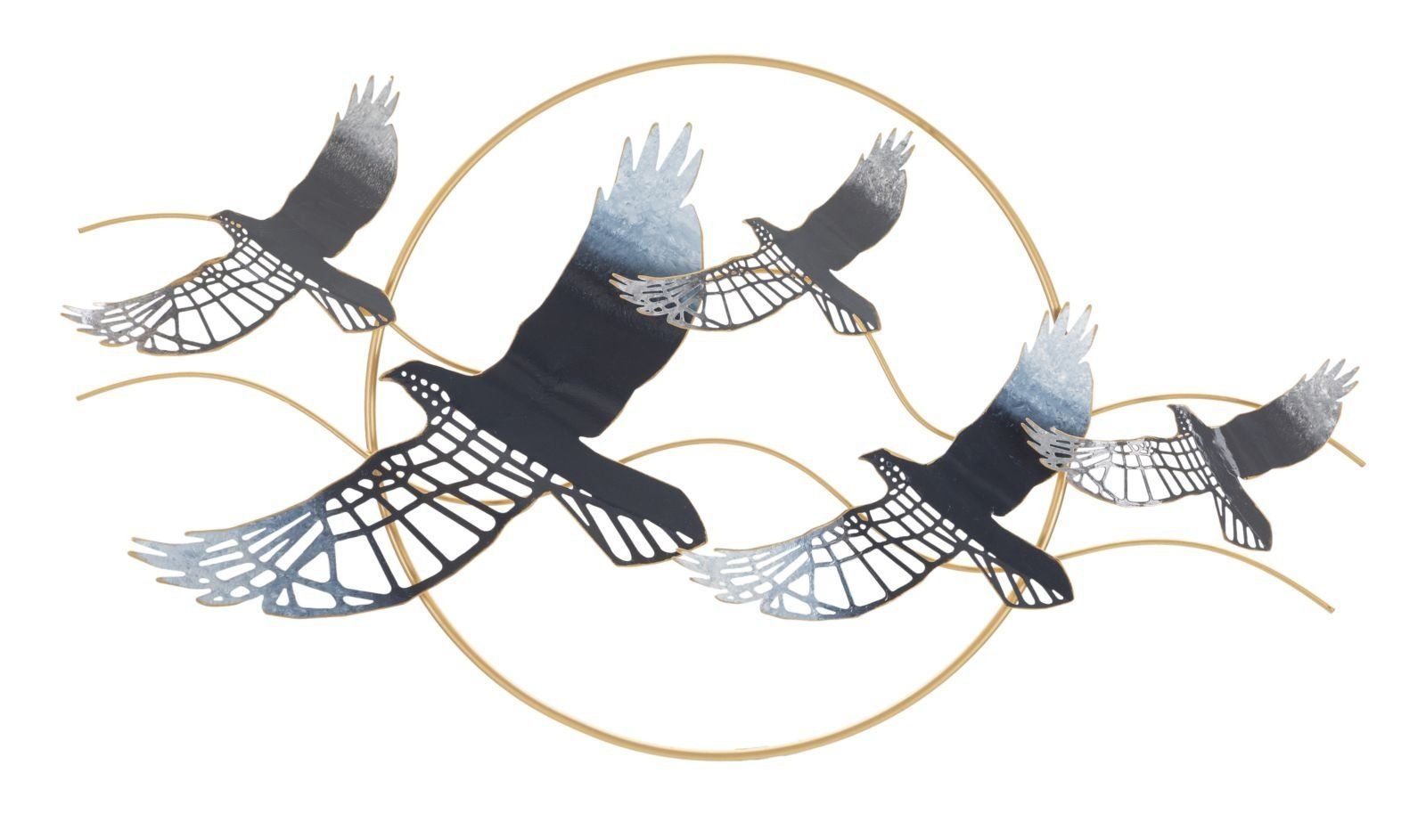Mauro Ferretti IJzeren Wandpaneel Vogel – Industriële elegantie voor elke woonruimte