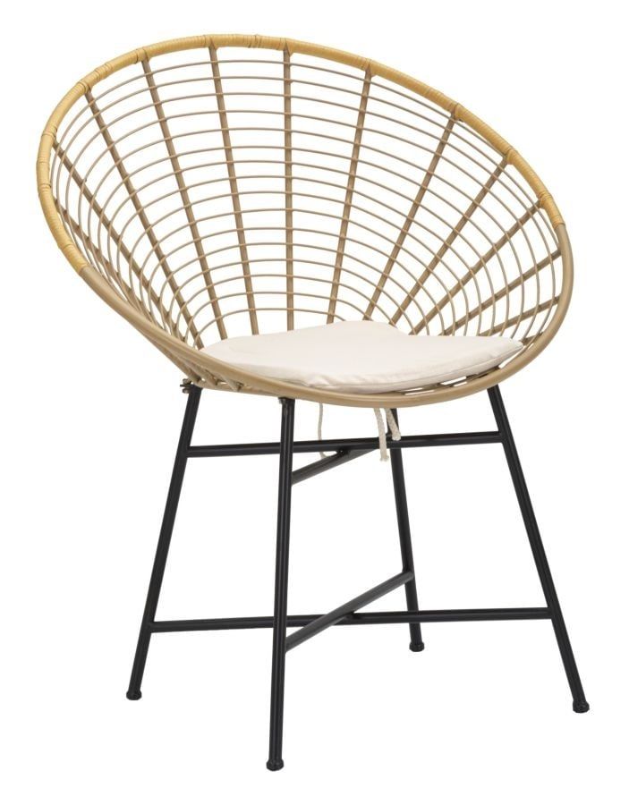 Mauro Ferretti Panama Grid eetkamerstoel met kussen – modern comfort voor elke tafel
