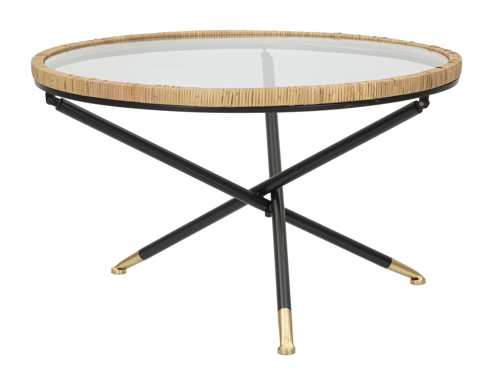 Mauro Ferretti Saint Barth Ronde Salontafel Ø 80 cm – Elegant Middenstuk voor je Woonkamer