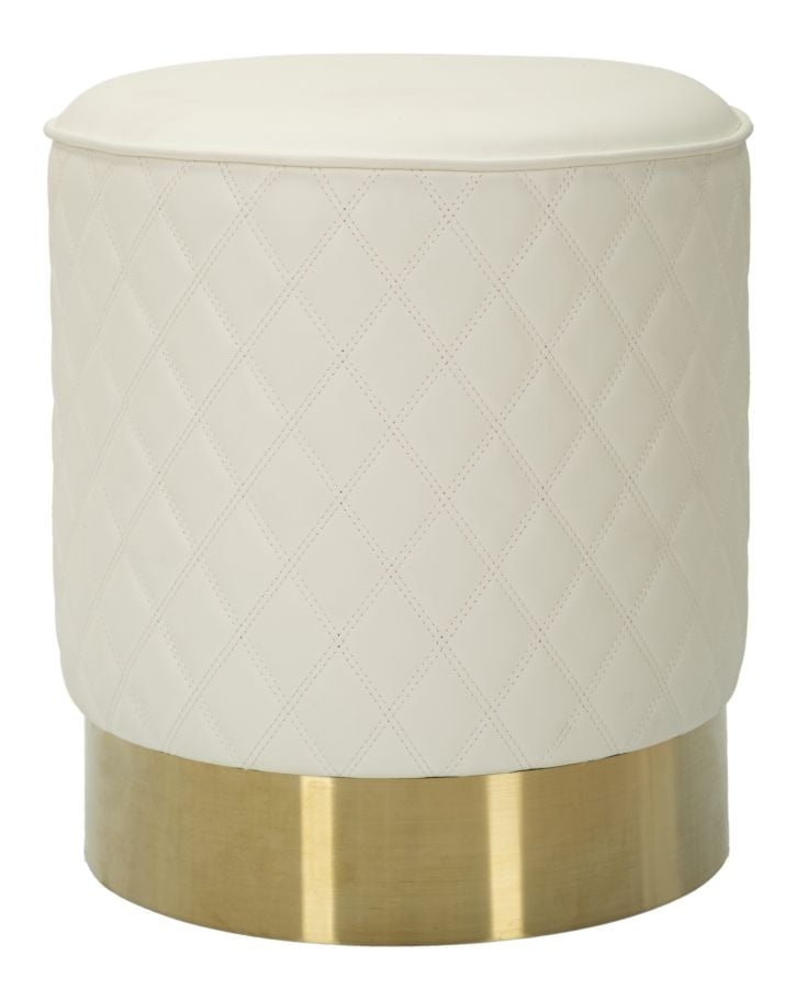Mauro Ferretti Sharon ronde kruk – stijlvol zitcomfort Ø36×39 cm