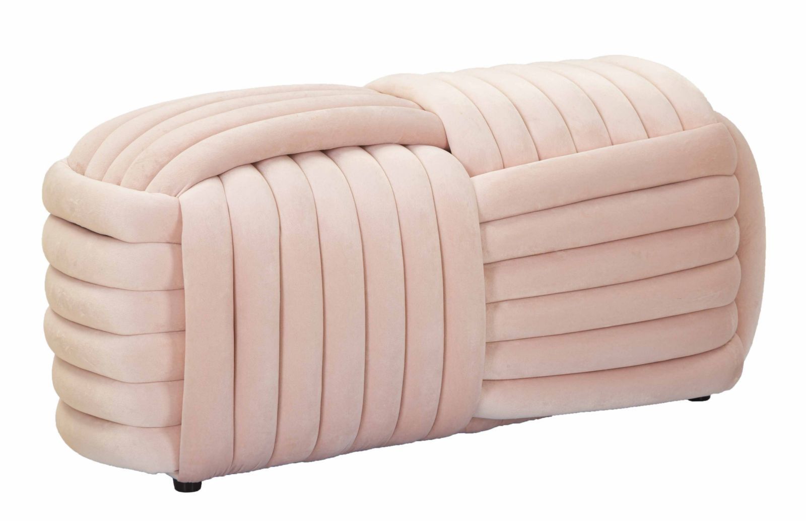 Mauro Ferretti Softy Roze bankje – compact comfort voor elk interieur