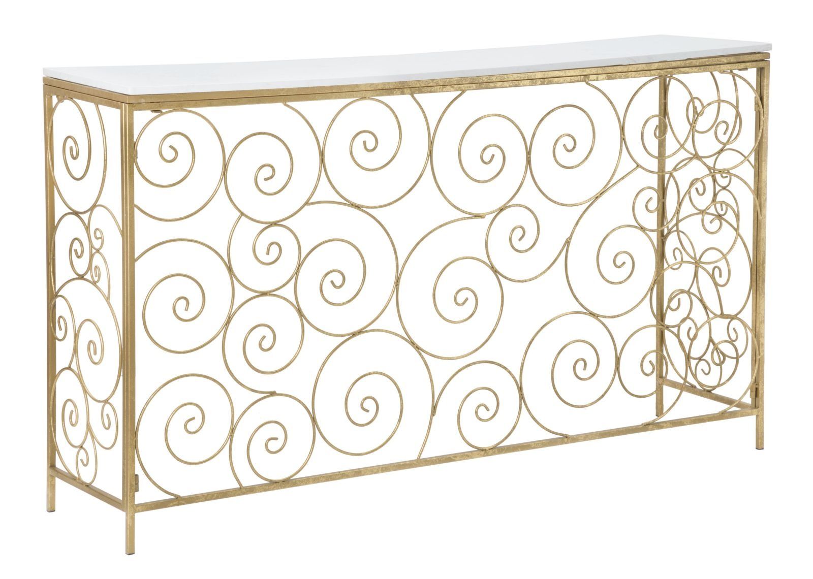 Mauro Ferretti Spiraal Console 140 cm – Stijlvolle Sidetafel voor elk interieur