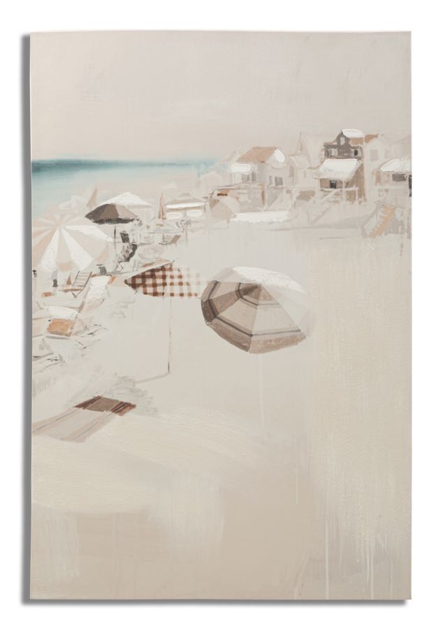 Mauro Ferretti Strandschildering B – Canvas 80 × 120 cm