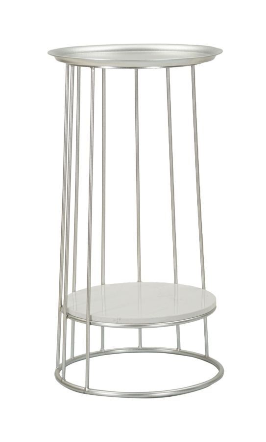 Mauro Ferretti Towery Bijzettafel Ø 40 × 76 cm – Compacte Stijlmaker voor Elke Woonkamer