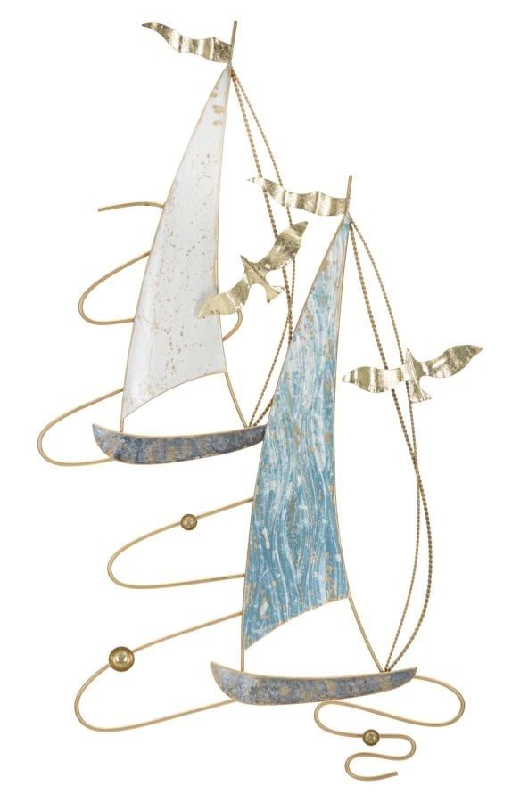 Mauro Ferretti Vela Wandpaneel – Modern IJzerdecoratie 51,4×4×87 cm