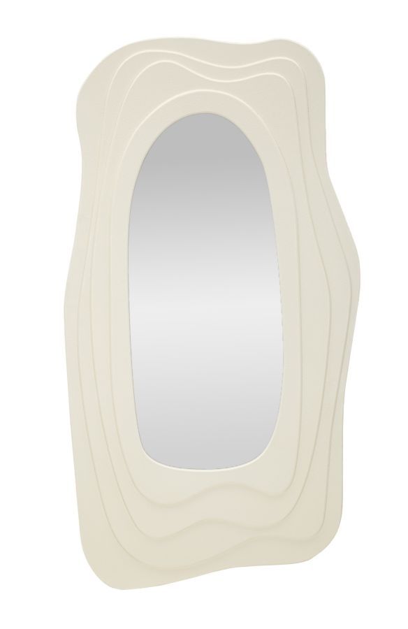 Mauro Ferretti Wandspiegel “Dafne” in Stralend Wit – Elegante Reflectie voor uw Interieur