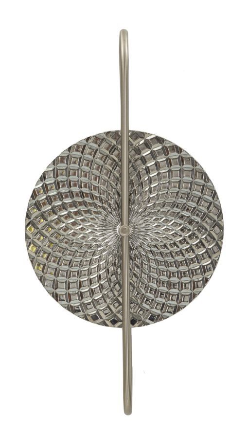 Mauro Ferretti zilveren wandlamp 28 × 15 × 54 cm – stijlvol en functioneel