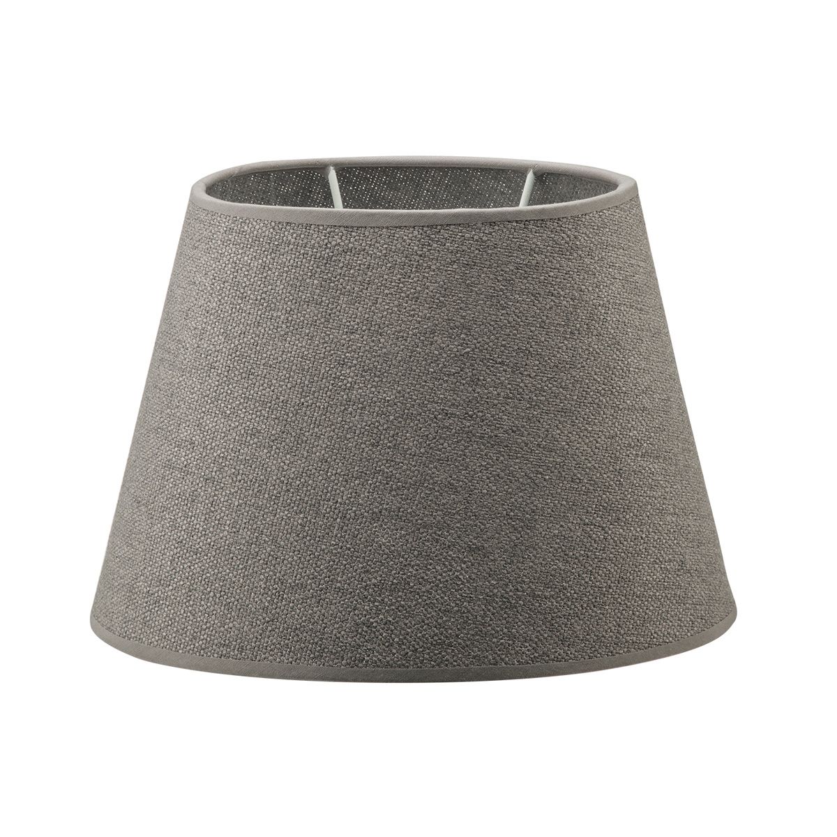 Melrose Ovale Lampenkap – Elegante Grijze Verlichting voor Woonkamer en Slaapkamer