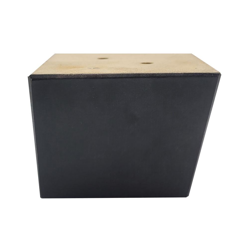 Meubelpoot Zwart Vierkant 8 × 8 cm – Stijlvolle Basis voor Elk Interieur