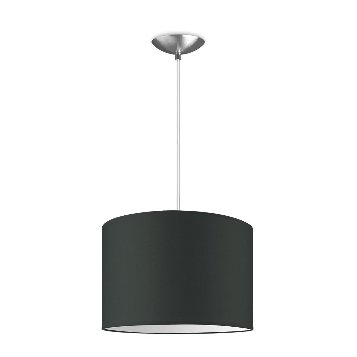 Moderne Antraciete Hanglamp Bling‑Basic – Stijlvolle Stoffen Pendel voor elke Kamer