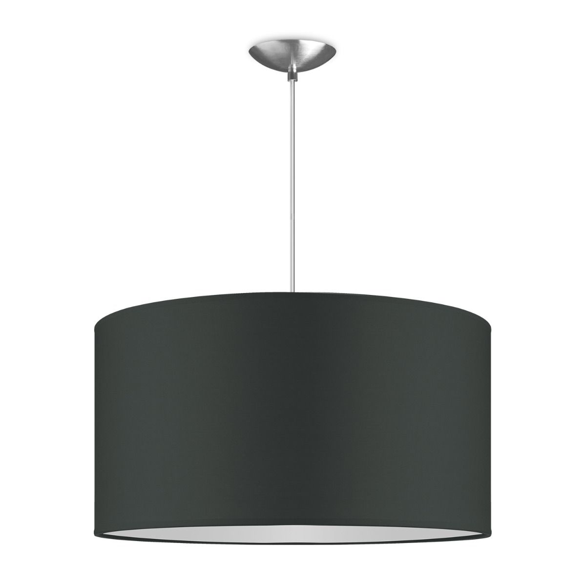 Moderne Antraciete Hanglamp Bling Basic – Stijlvolle Stoffen Pendel