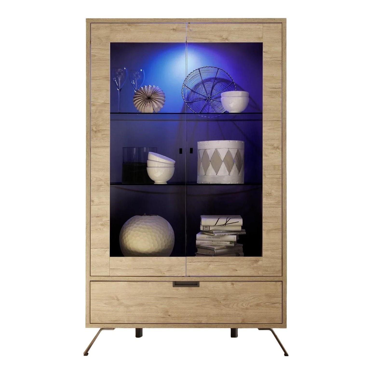 Moderne buffetkast Palma 106 × 177 cm in sherwood eiken – stijlvolle opbergoplossing voor elk huis