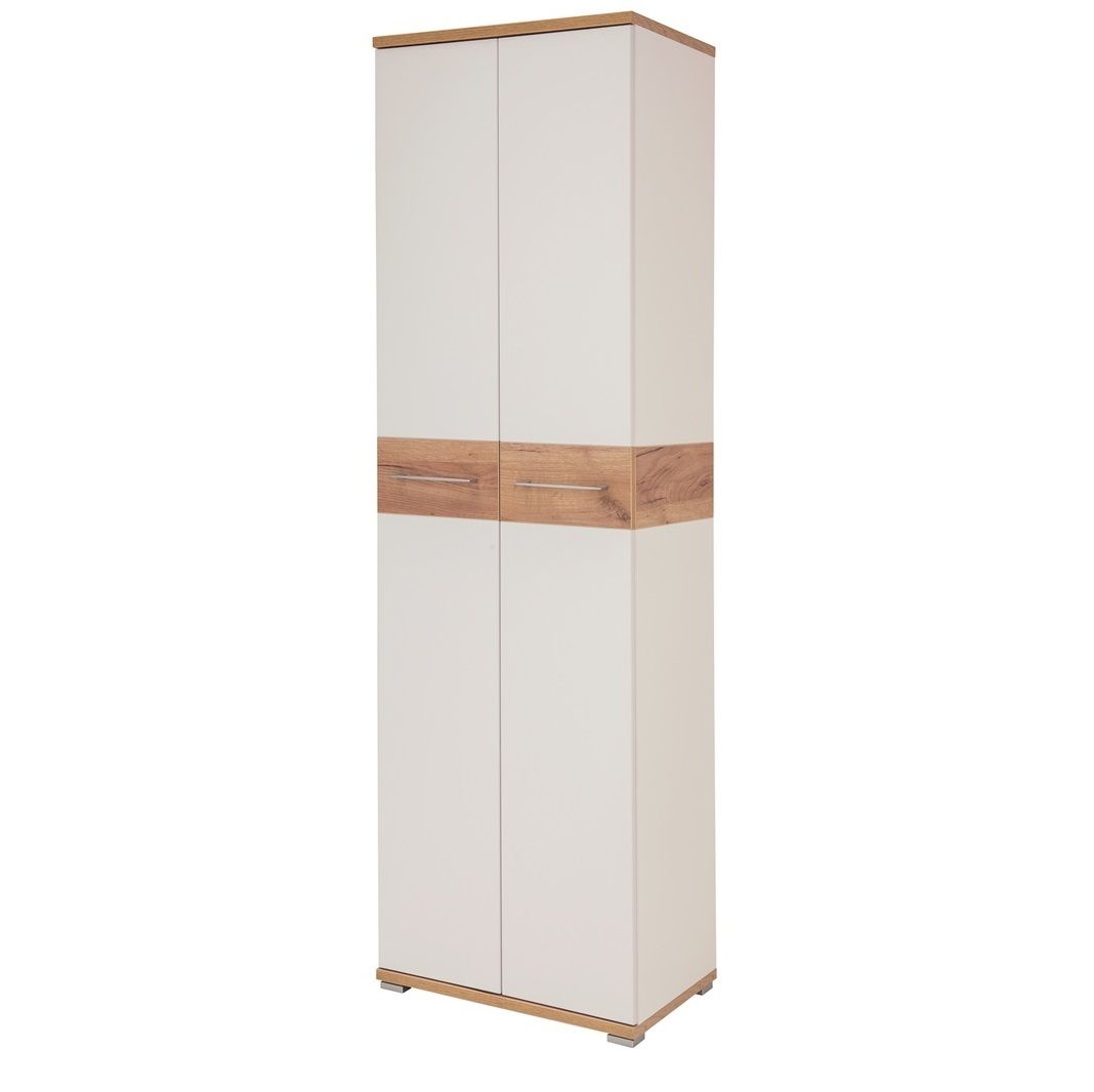 Moderne Halkast Topix 199 cm – Strak Wit met Navarra Eiken