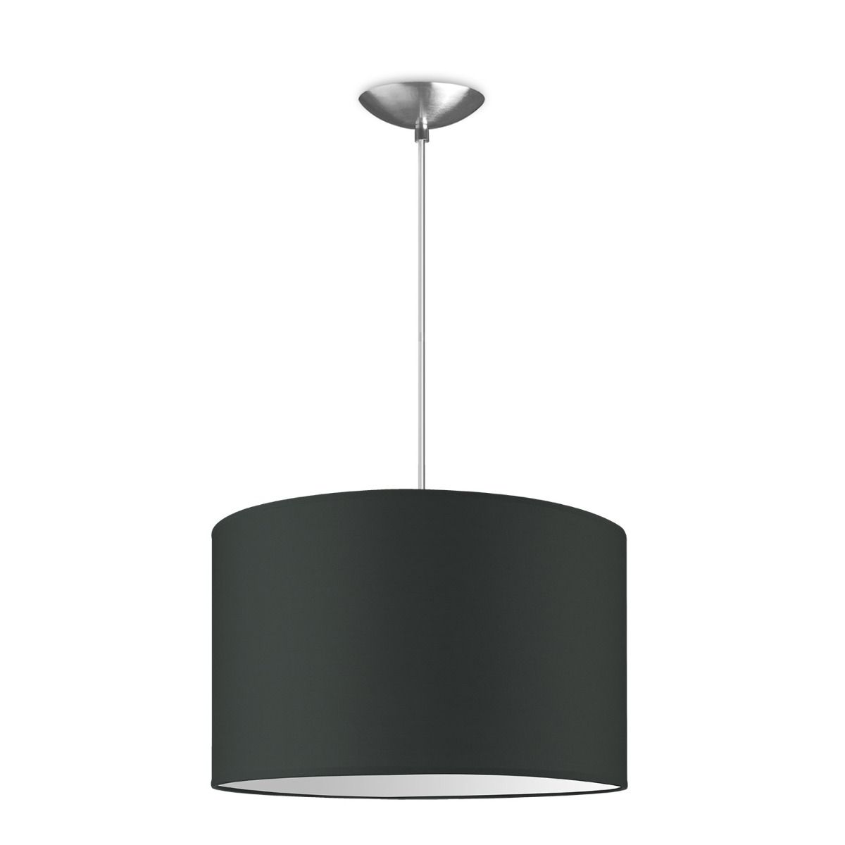 Moderne Hanglamp Bling‑Basic – Antraciet Stoffen Pendel voor Sfeervol Wonen