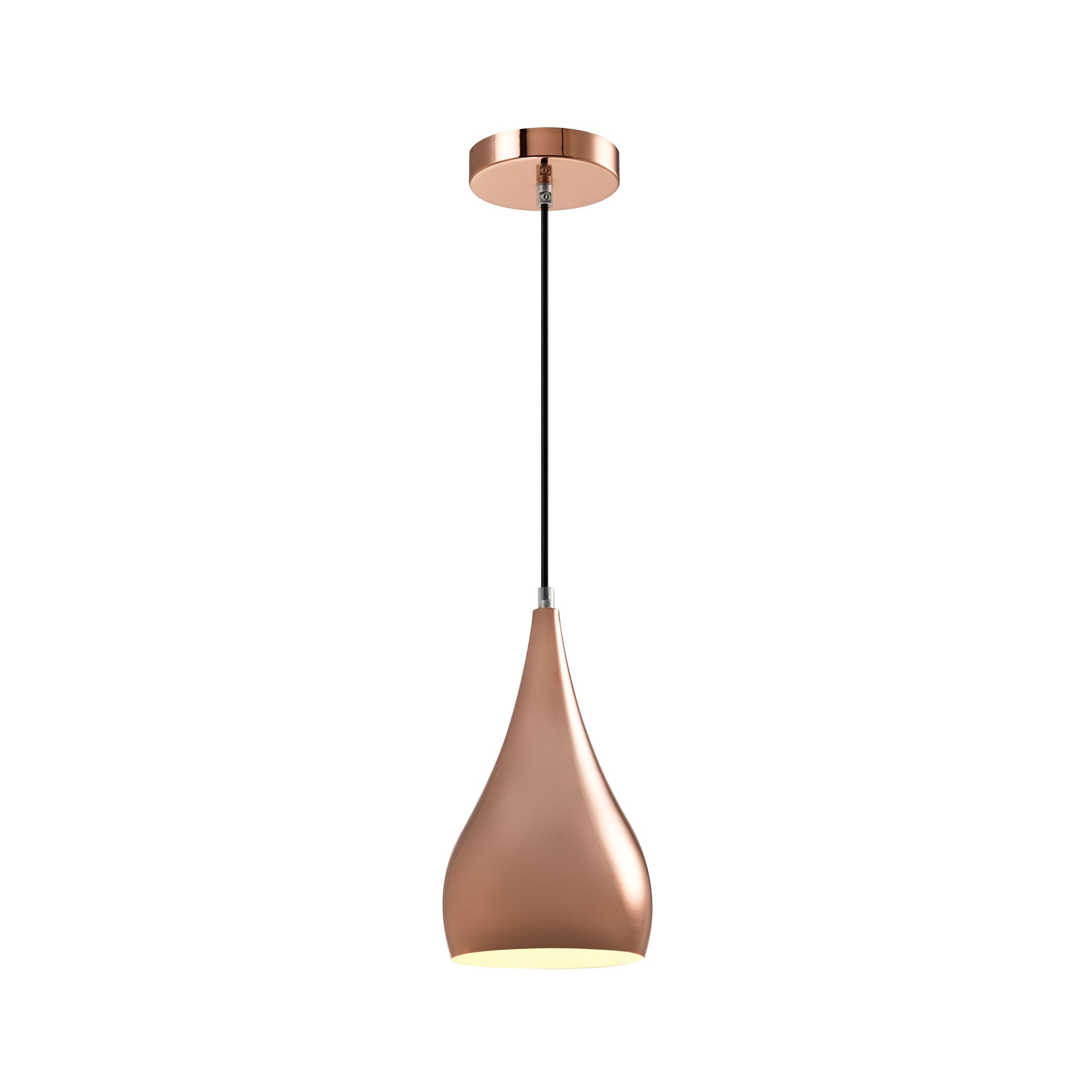 Moderne QUVIO Hanglamp in Rose Gold – Subtiel, Dimbaar en Luxe