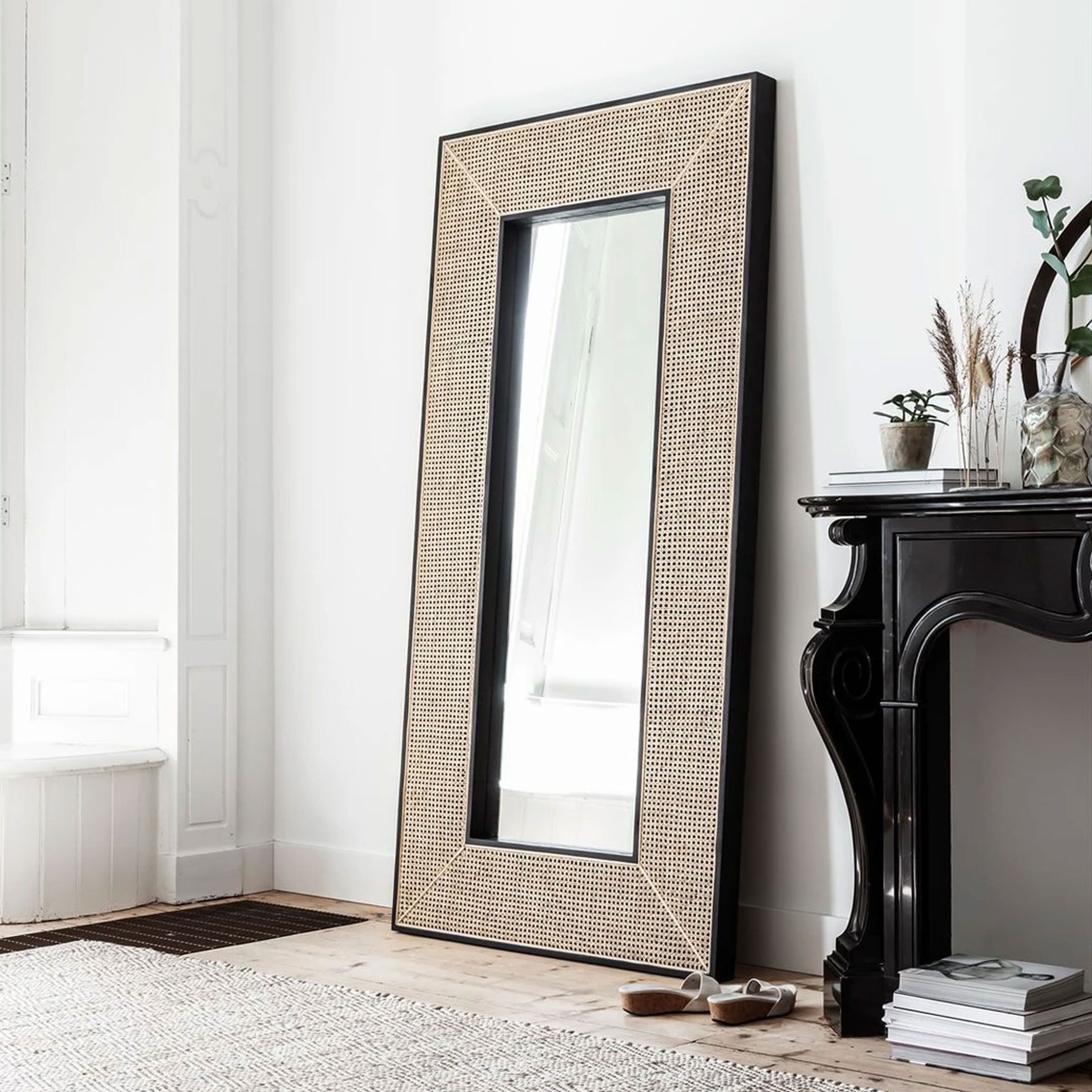 Moderne Raffles Spiegel van MUST Living – Rotan & Mindihout 200×104 cm