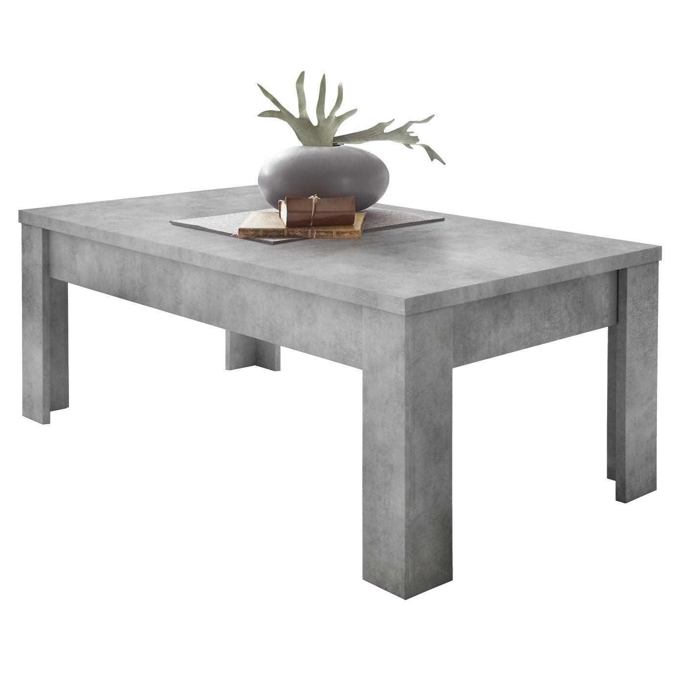 Moderne Salontafel Urbino 122 cm – Grijze Betonlook | Pesaro Mobilia
