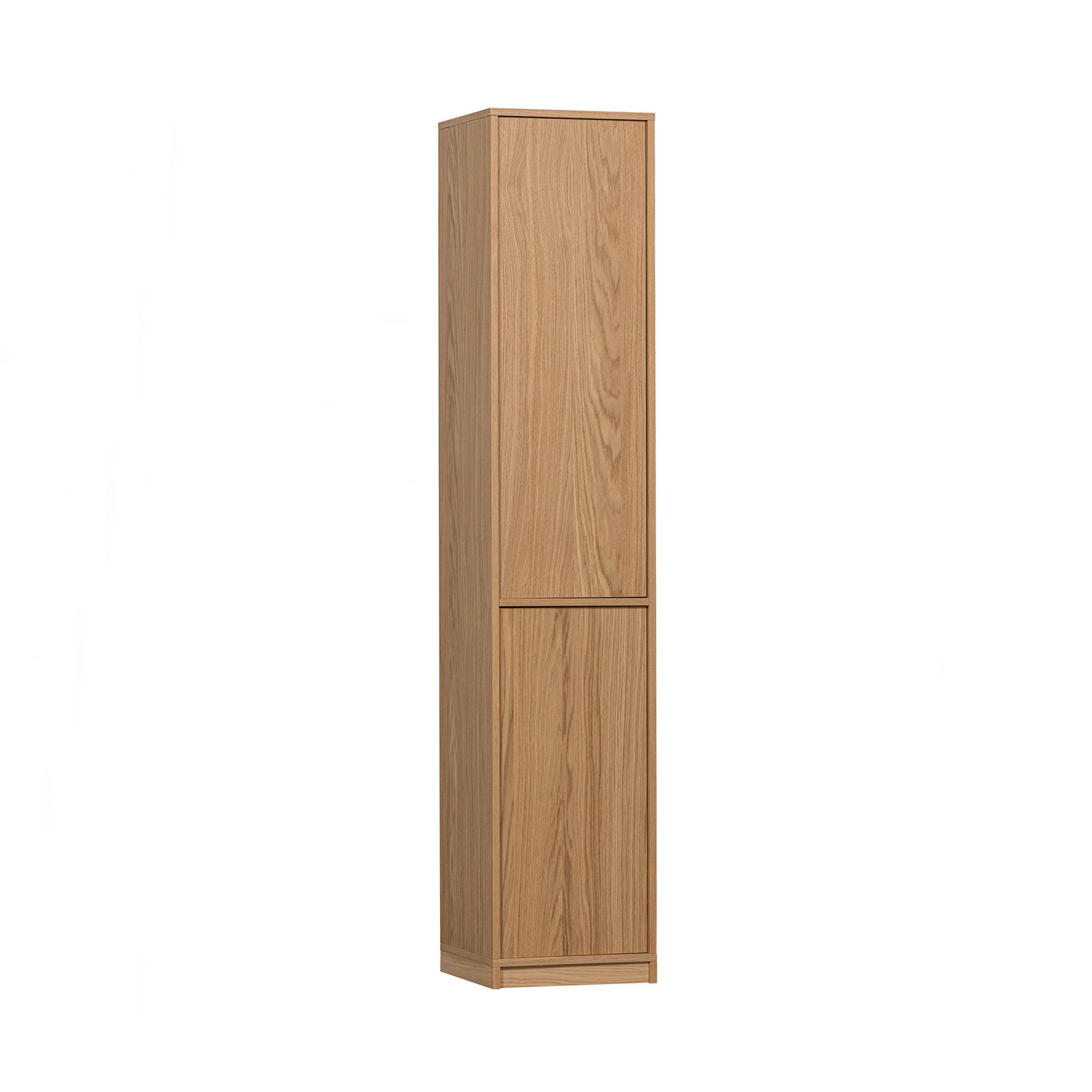 Modulair eikenhouten opbergkast 200 × 40 cm – vtwonen