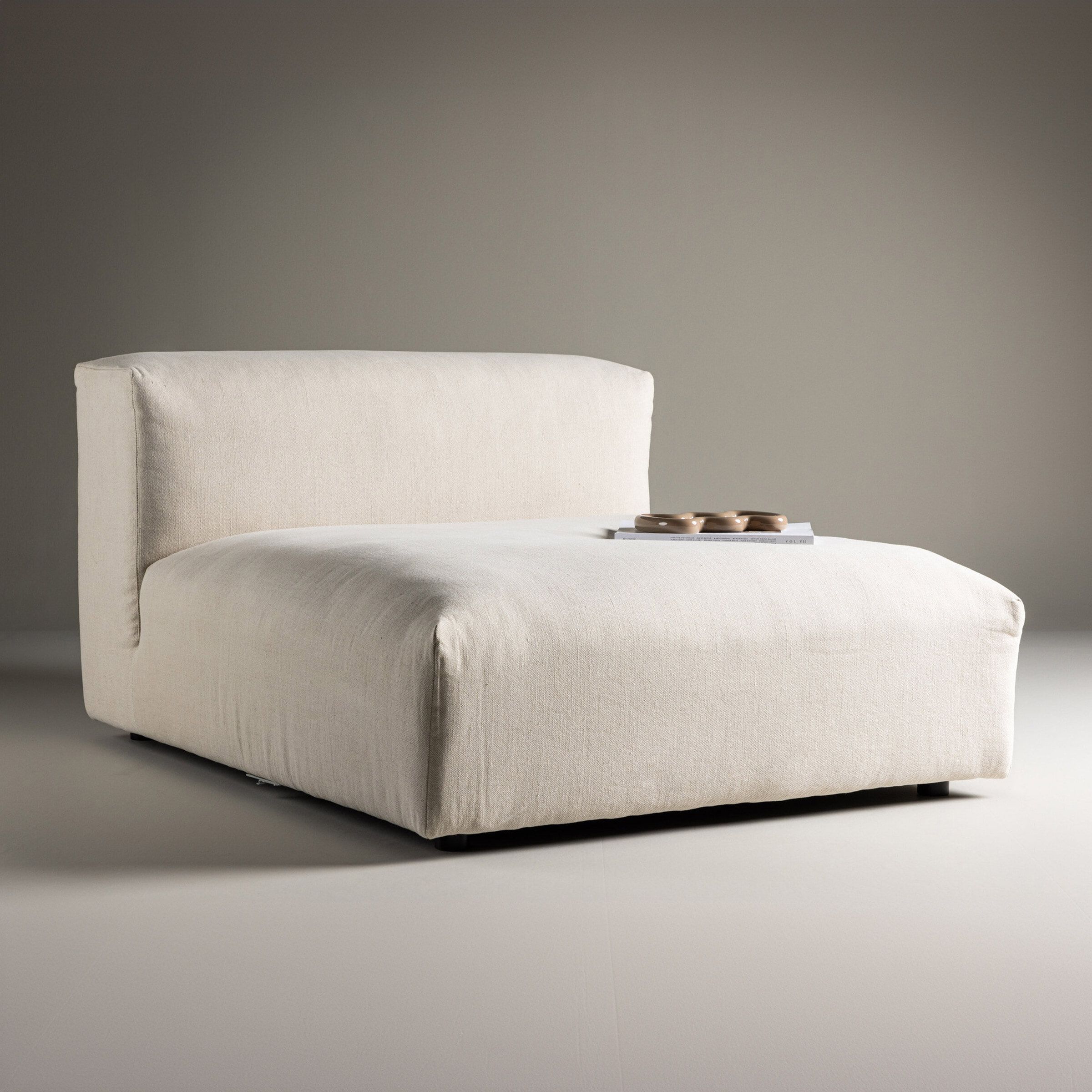 Modulaire Middenmodule Page Beige van Nohr – Flexibele Elegantie voor uw Woonkamer