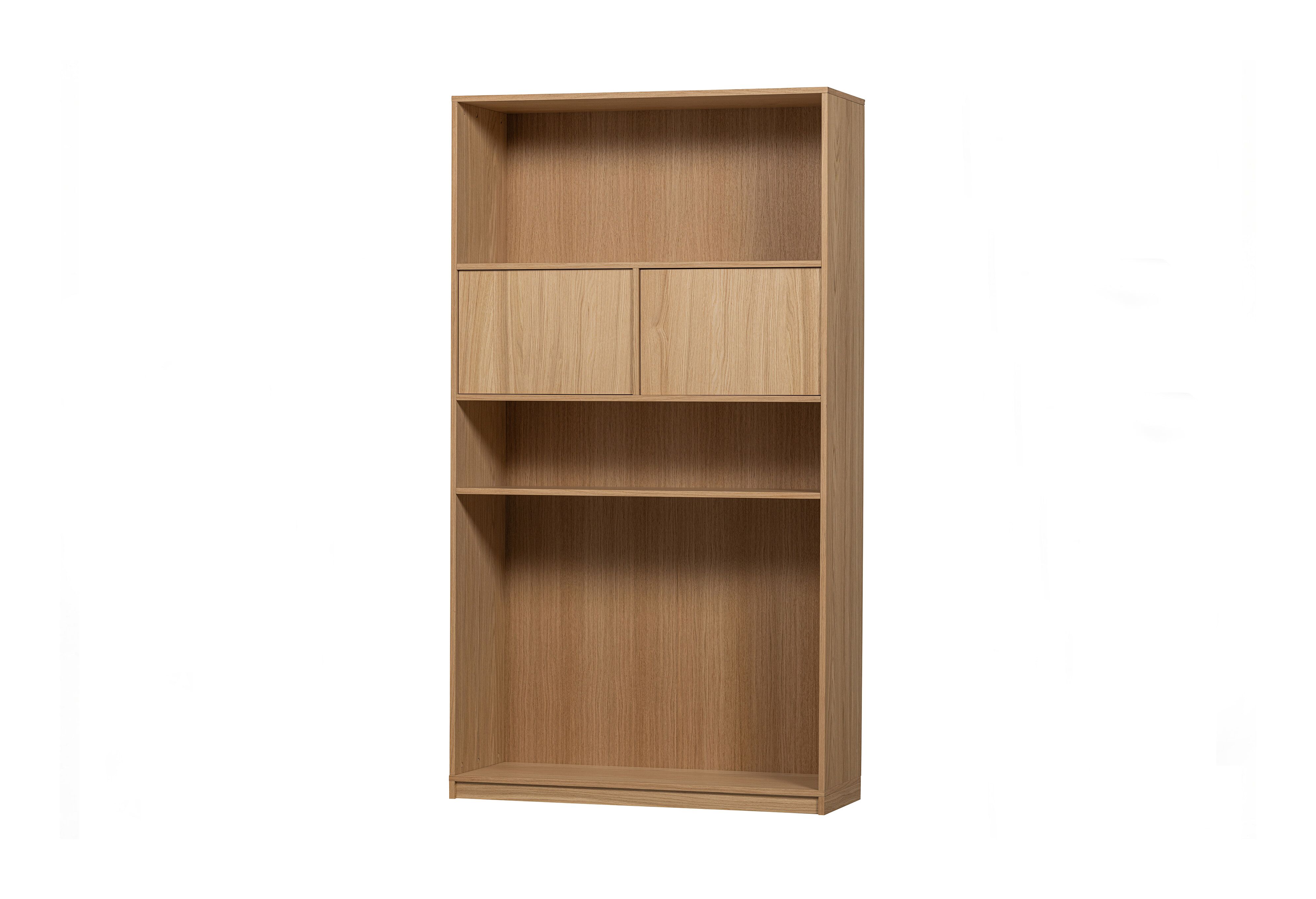 Modulaire Opbergkast van Eikenfineer – 199 cm Hoog, 110 cm Breed – vtwonen
