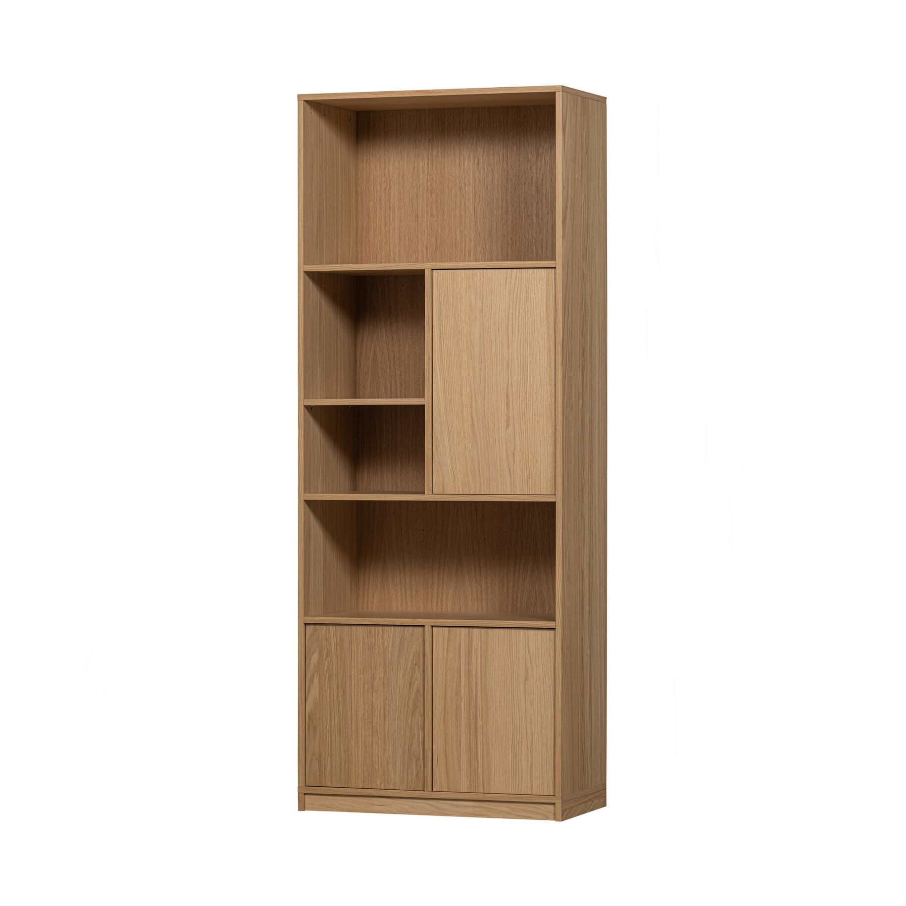 Modulaire opbergkast van eikenfineer – stijlvol & flexibel van vtwonen