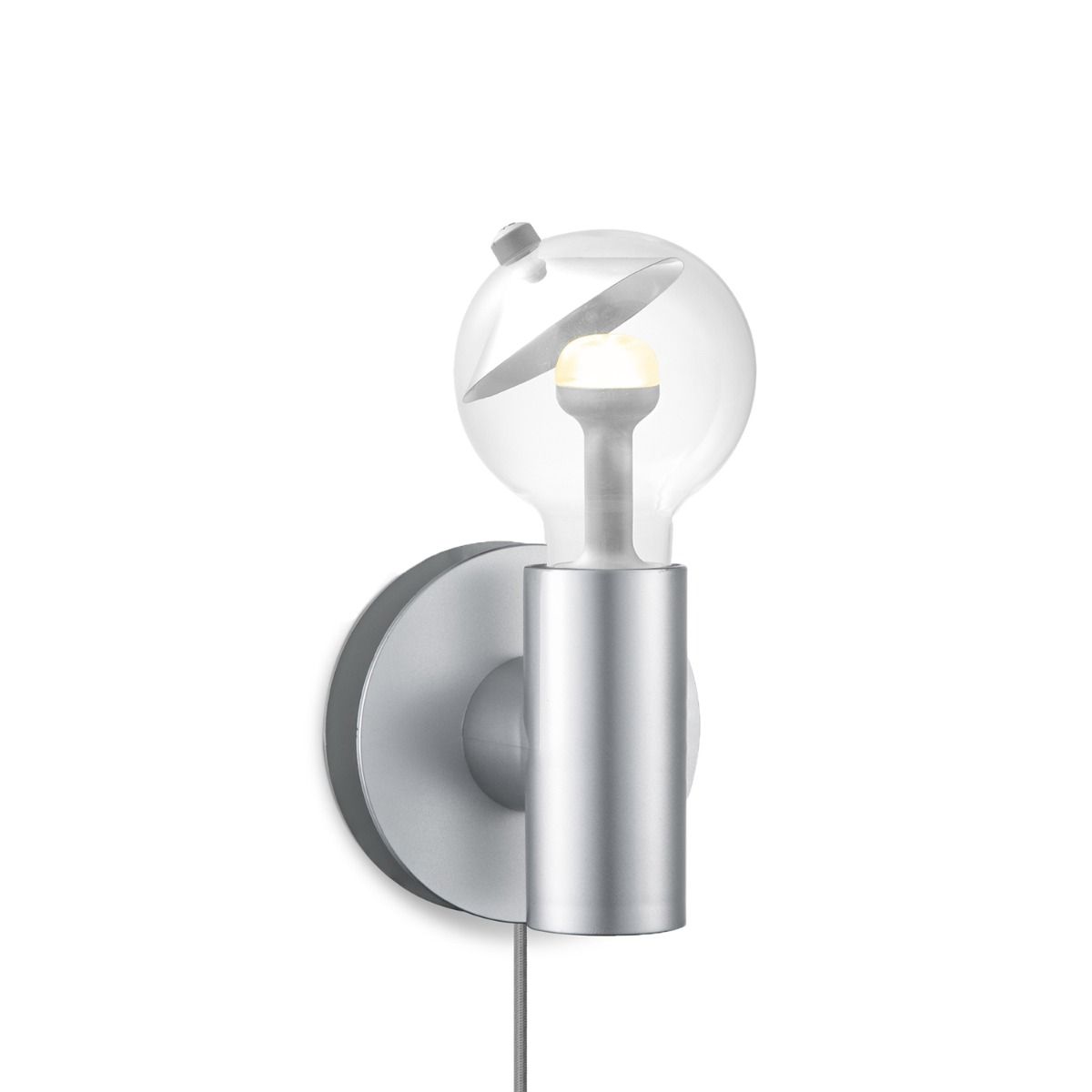 Move Me Wandlamp Wally – Grijs Design met Richtbare LED Cone