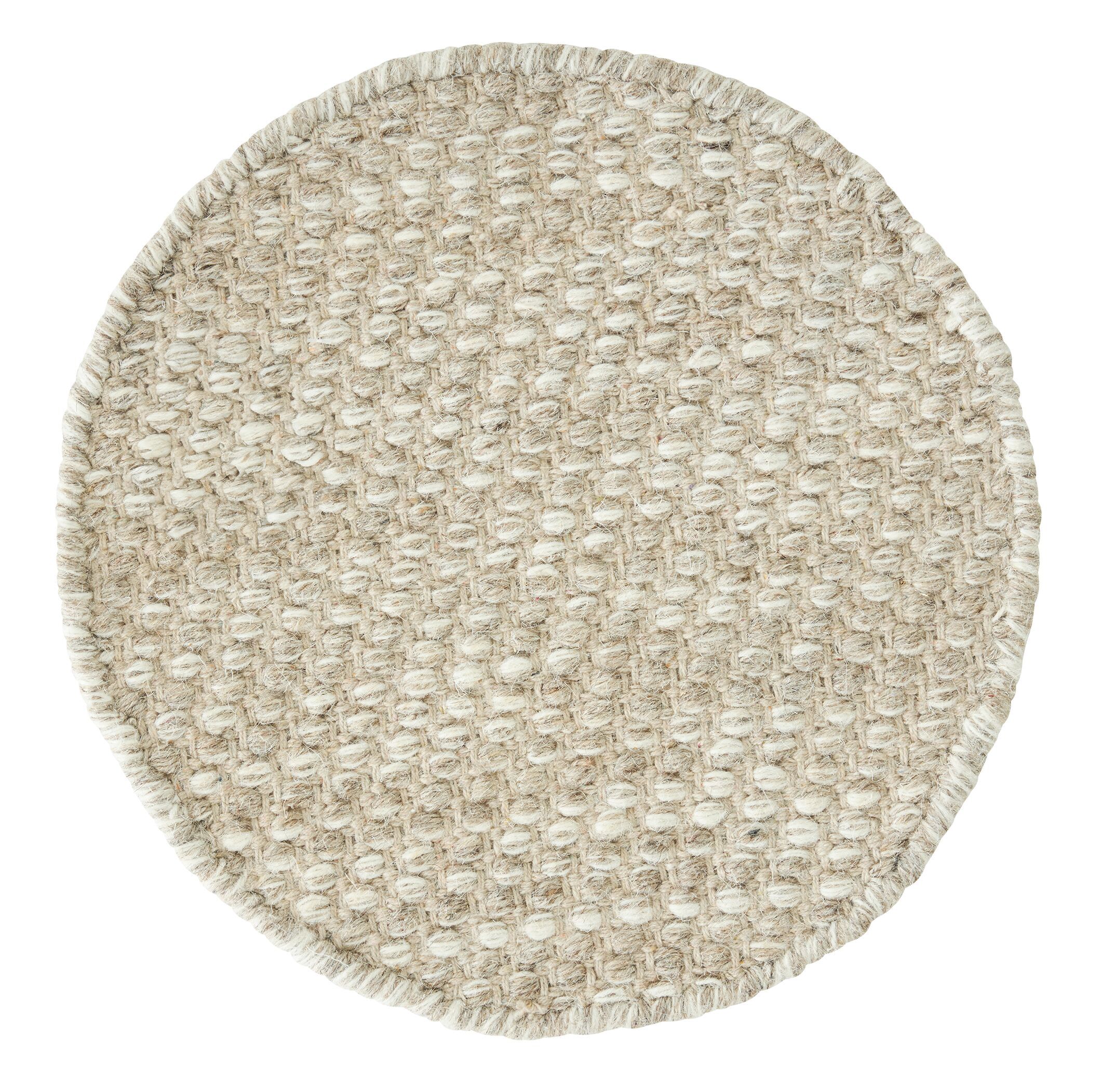 MUST Living Asuri – Ronde Vloerkleed 250 cm in Zand