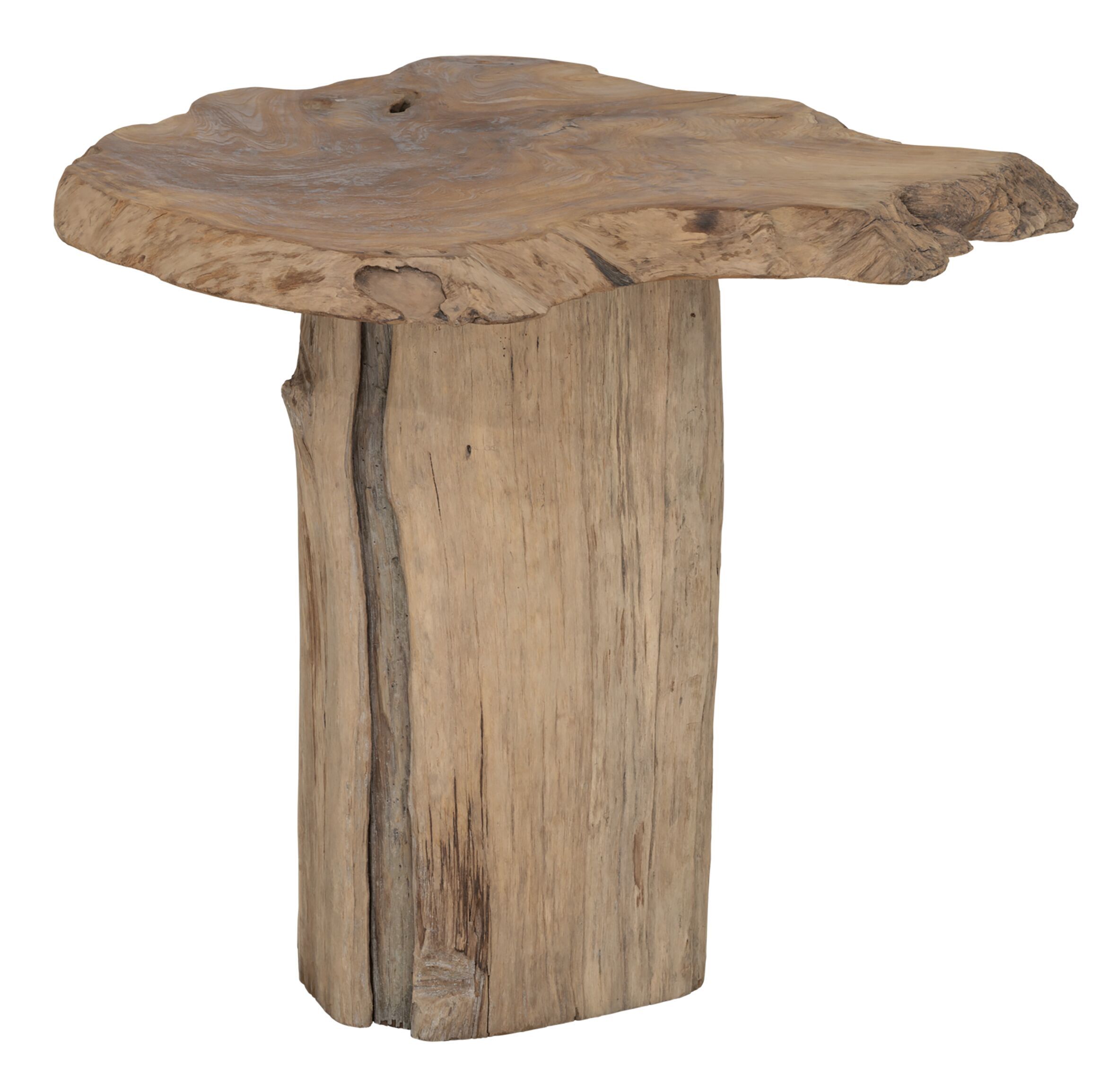 MUST Living Bartafel Merapi – Natuurlijke Elegantie in Gerecycled Teakhout
