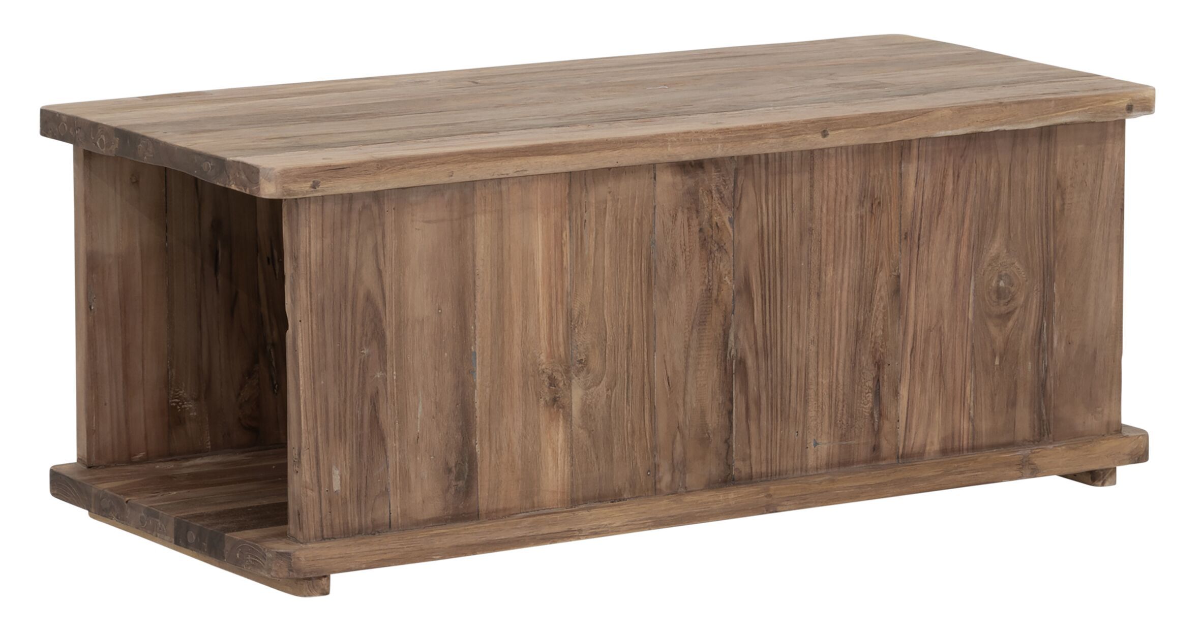 MUST Living Corso Salontafel – Rustiek Teakhout, 90 × 40 cm
