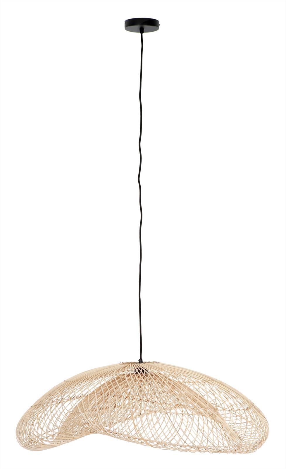 MUST Living Hanglamp Cala in Pitrit – 80 cm lichte, luchtige sfeer voor jouw interieur