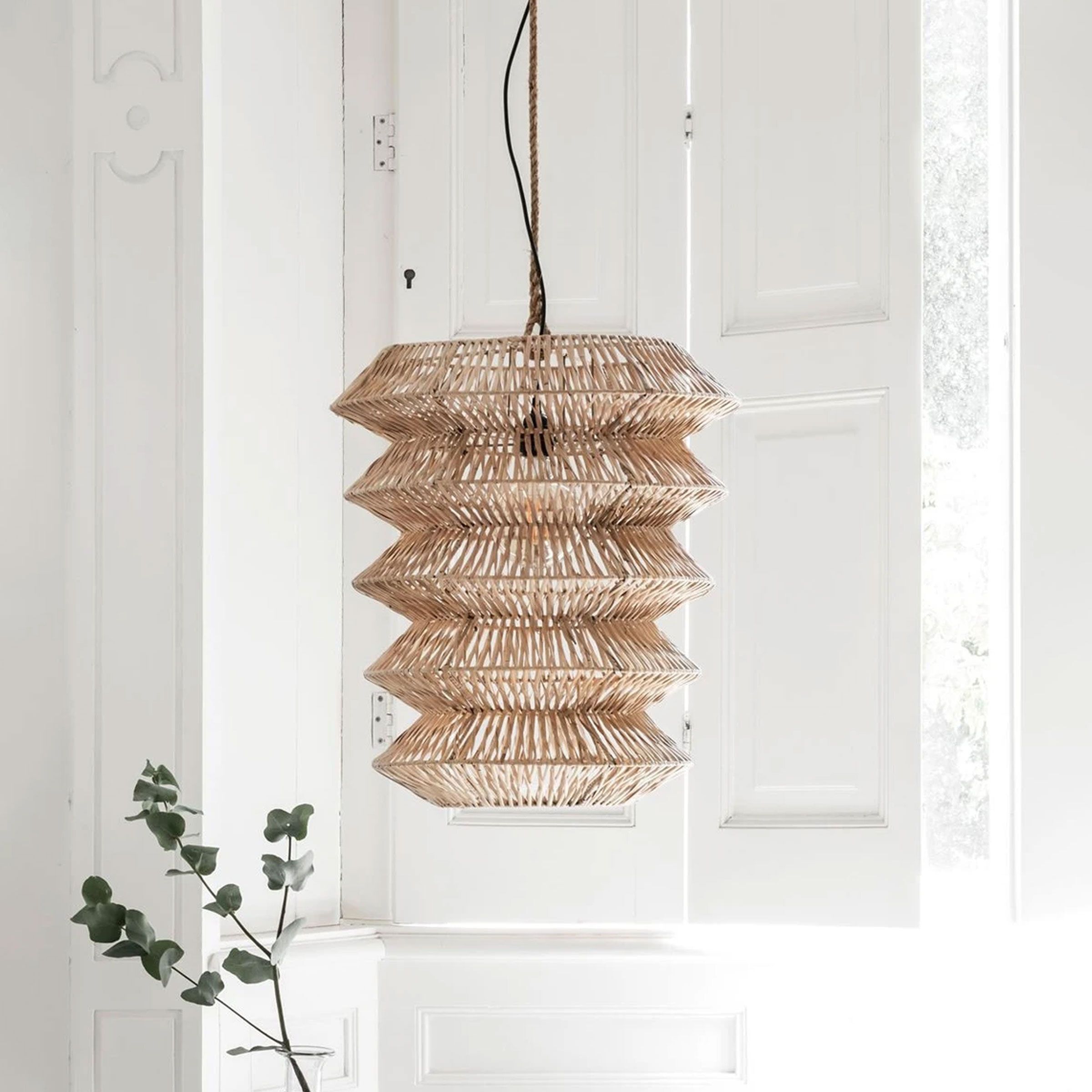MUST Living Hanglamp Talamanca Rotan – Natuurlijke Elegantie voor jouw Interieur