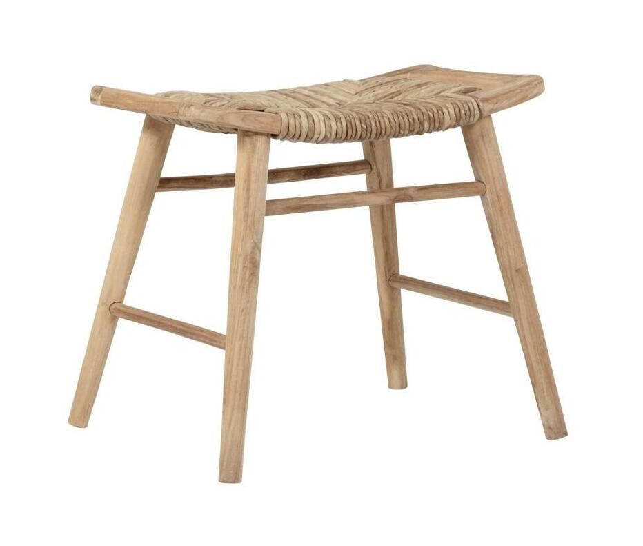 MUST Living Krukje Rex – Natuurlijke stijl in gerecycled teakhout en banana bark